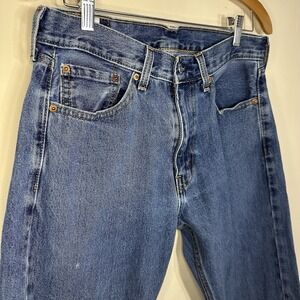 Levi's 505 Straight Fit 32x30 (Fits W30.5xL29) Jeans Men Blue‎ Denim 100% Cotton